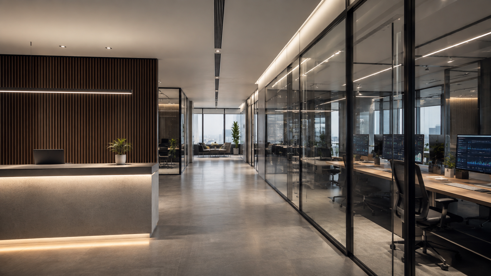 Corporate office technology environment